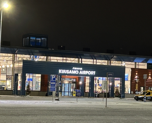 Flugplatz Kuusamo aussen