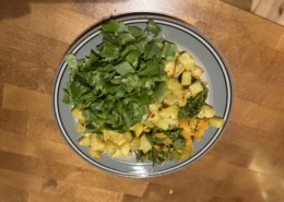 Rüebli-Brokkoli mit Bratkartoffeln