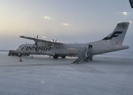 Flugabfertigung vor uns744