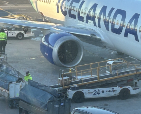 Verladung in Helsinki nach Island